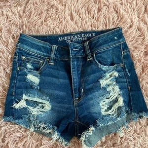 Destroyed high rise shorts